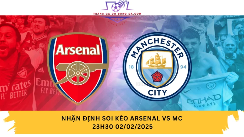 Nhận định soi kèo Arsenal vs MC 23h30 02/02/2025