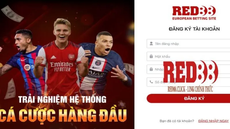 Các bước đăng ký Red88